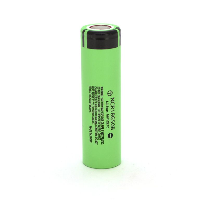 Акумулятор 18650 Li-Ion Panasonic NCR18650B, 1500mAh, 6.8A, 4.2 / 3.6 / 2.5V, GREEN (TIP TOP), OEM