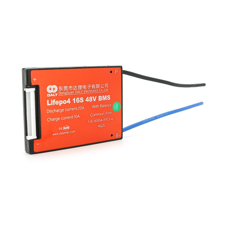 BMS-плата DaLy LiFePO4 48В 16S 20A