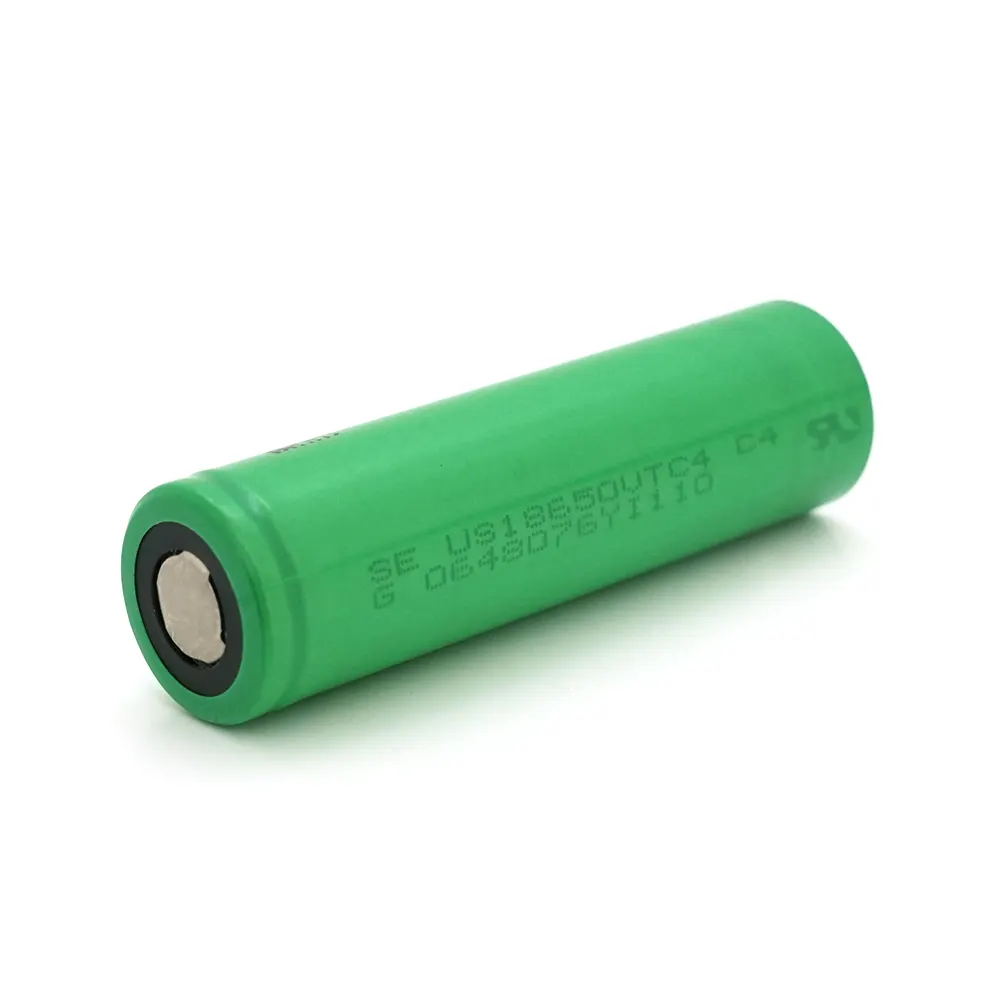 Акумулятор 18650 Li-Ion Sony US18650VTC4, 2100mAh, 25A, 4.2 / 3.6 / 2.5V, GREEN, 2 шт в упаковці