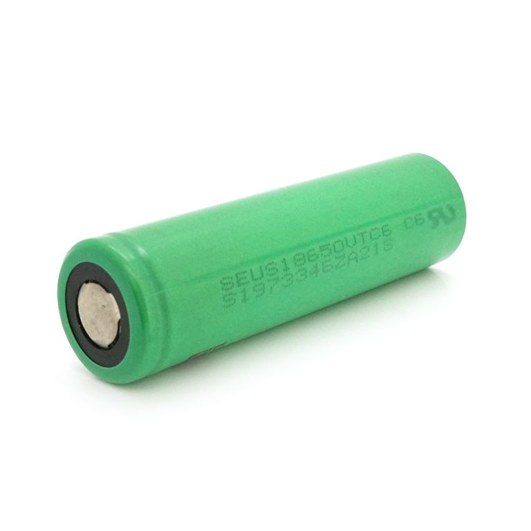 Акумулятор 18650 Li-Ion Sony US18650VTC6, 3000mAh, 20A, 4.2 / 3.6 / 2.5V, GREEN, 2 шт в упаковці