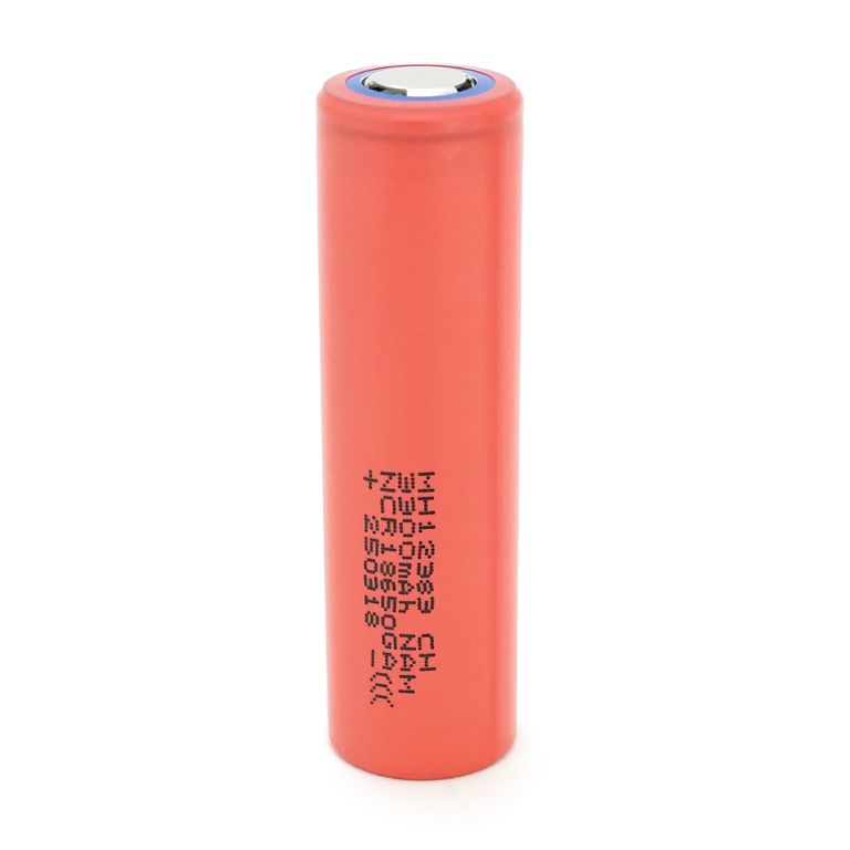 Акумулятор 18650 Li-Ion Sanyo UR18650GA, 3300mAh, 10A, 4.2 / 3.6 / 2.5V, Red, 2 шт. в упаковці