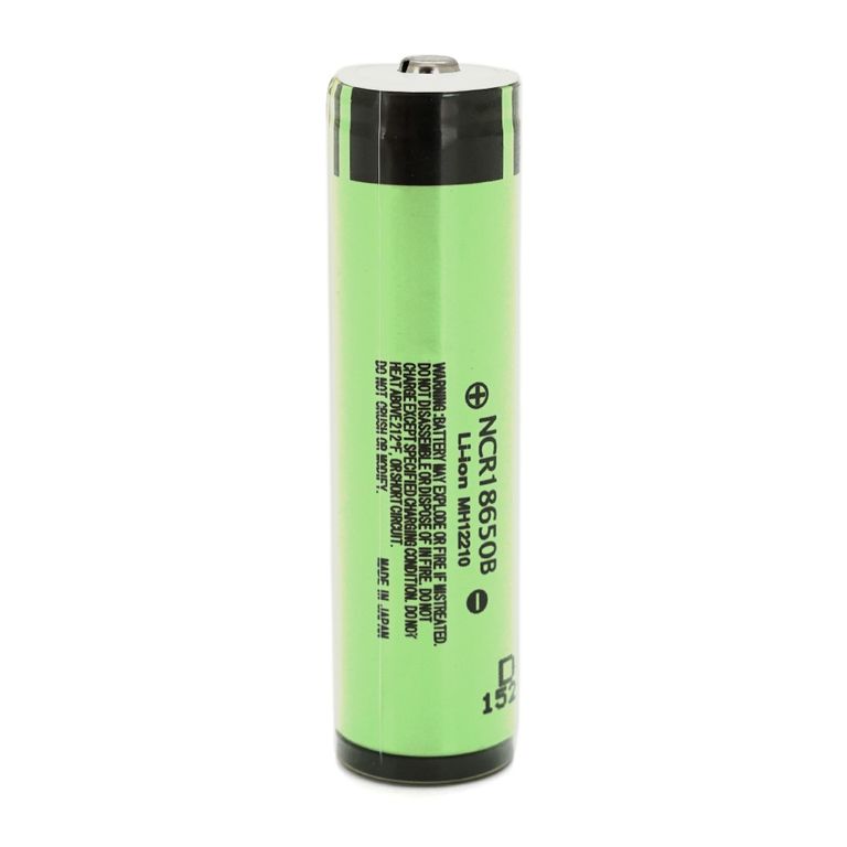 Акумулятор 18650 Li-Ion Panasonic NCR18650B Protected, 3400mAh, 6.8A, 4.2 / 3.6 / 2.5V, 2 шт. в упаковці