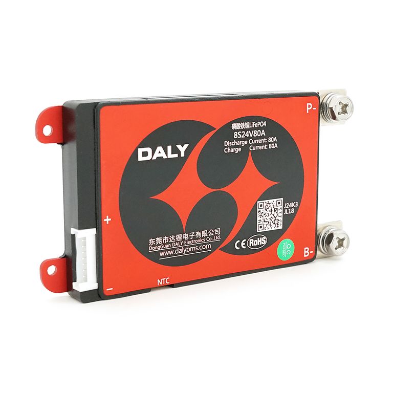 BMS-плата DaLy LiFePO4 24В 8S 80A