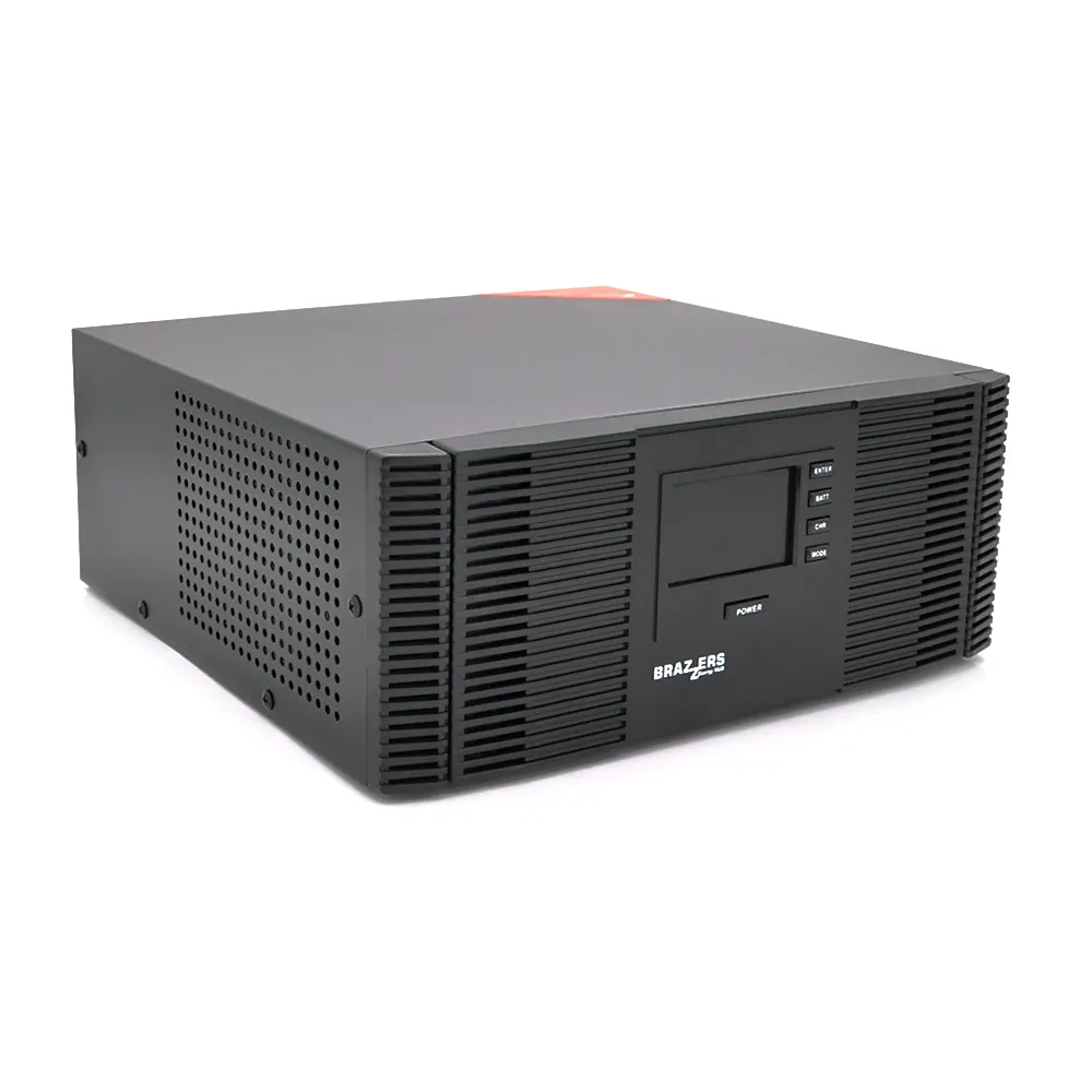 Гібридний інвертор BRAZZERS BRZ-SOLAR-600, 600VA / 500W, 12V, струм заряду 10 / 20A, inverter100-290V, UPS145-275V, MPPT 30А(20-32)
