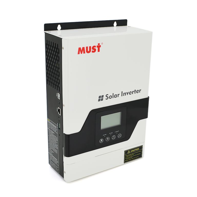 Гiбрiдний ДБЖ MUST PV18-1012VPM II, 1000W, 12V, ток заряда 10 / 20A, 160-275V, MPPT (45А, 105 Vdc)
