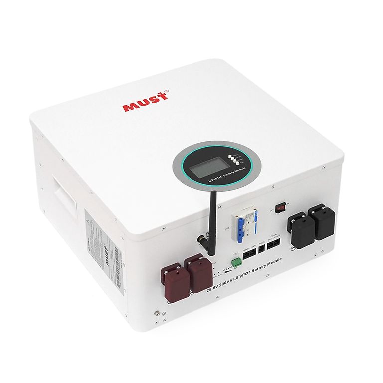 Літієва батарея LiFePO4 Must LP16-24200, 25.6В 200Аг 5.12 кВт·год, BMS 100A, CAN/RS232/RS485