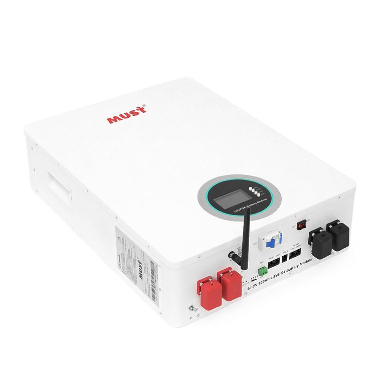 Літієва батарея LiFePO4 Must LP16-48100, 51.2В 100Аг 5.12 кВт·год, BMS 100A, CAN/RS232/RS485