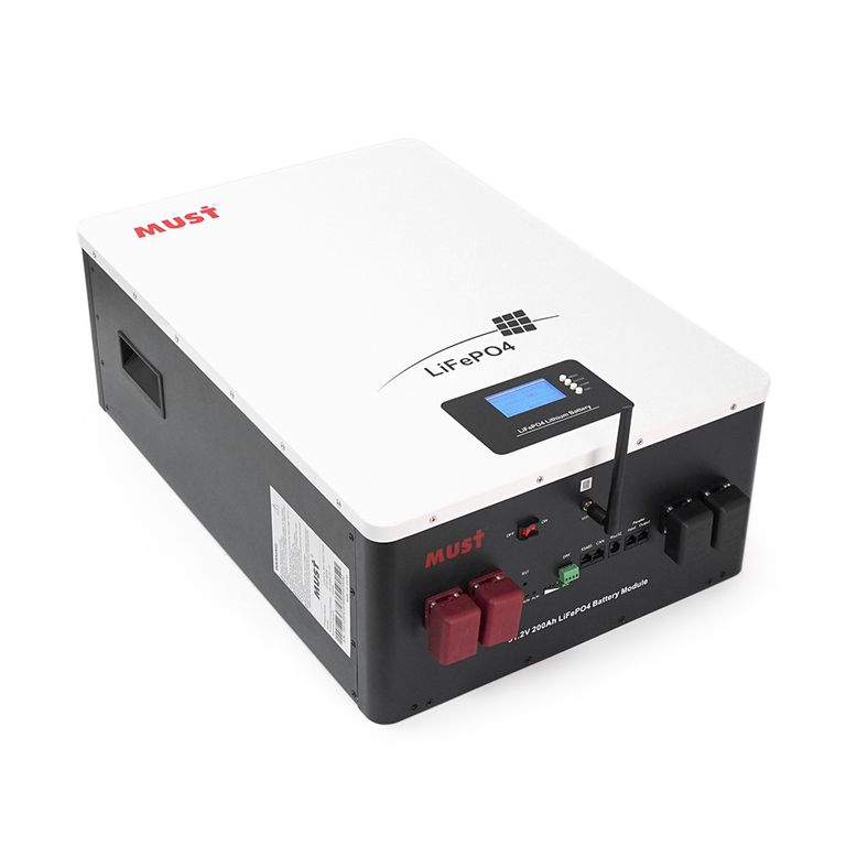 Літієва батарея LiFePO4 Must LP16-48200, 51.2В 200Аг 10.24 кВт·год, BMS 100A, CAN/RS232/RS485