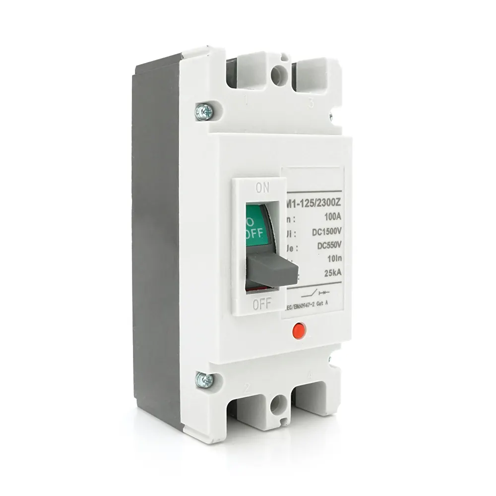 Двополюсний автомат постійного струму MCCB M1-125 / 2300Z, 100A, DC550-1500V, 25kA