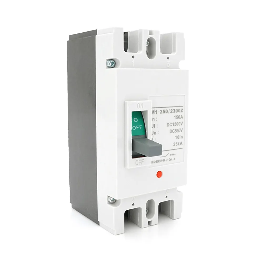Двополюсний автомат постійного струму MCCB M1-250 / 2300Z, 150A, DC550-1500V, 25kA