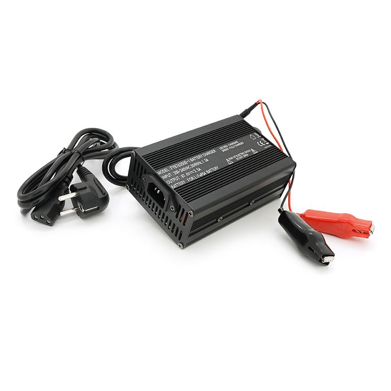 Зарядний пристрій для акумуляторів LiFePo4 72V(87,6V),24S,3,5A,+ крокодили,135x90x50mm, 0,6 кг