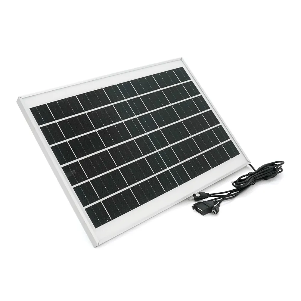 Сонячна панель Voltronic SPM12W, 12W, 6V, 2A, USB-A/mini-USB/micro-USB/DC