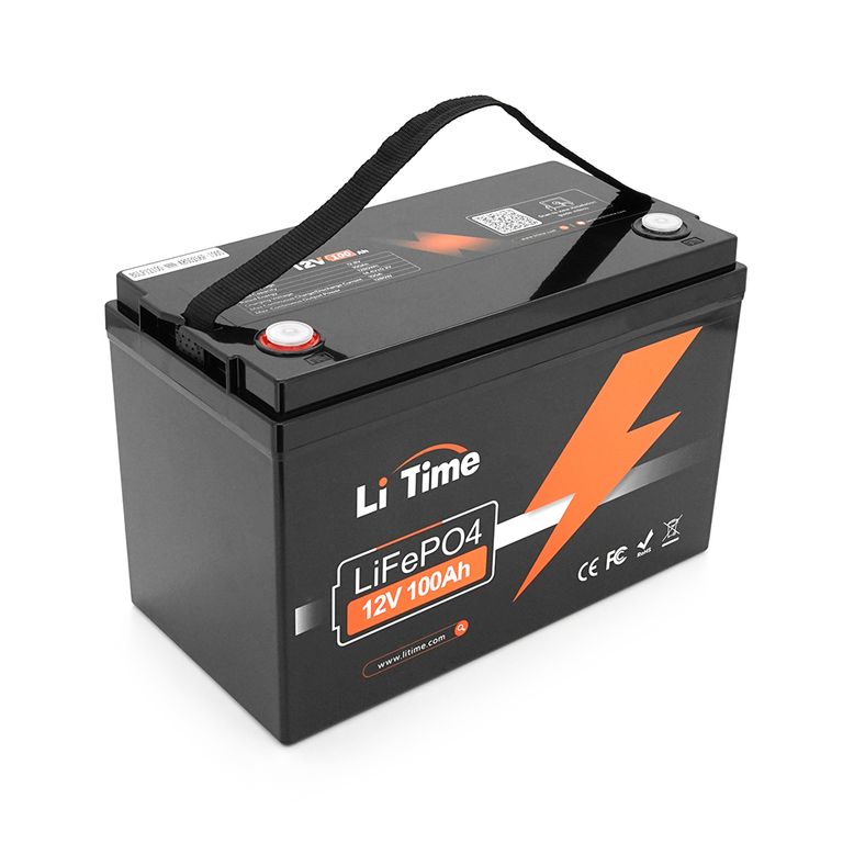 Літієва батарея LiFePO4 Li-TIME L12V100-BASIC-4-A100, 12.8V 100Ah, 1280Wh, BMS 100A