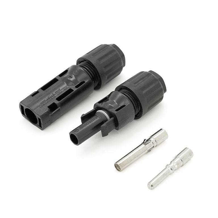 Конектор MC4 OEM, 1500 В, 50 А, IP68, UL94-VO, під перетин 4–10 мм²