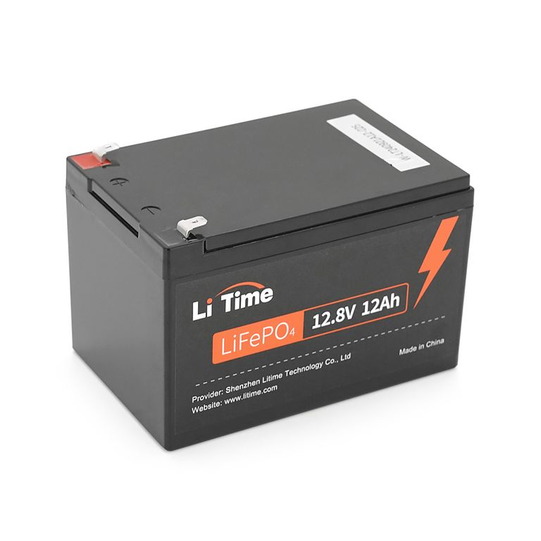 Літієва батарея LiFePO4 Li-TIME 12.8V 12Ah, 154Wh