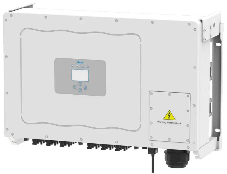 Мережевий інвертор Deye SUN-135K-G01P3-EU-AM8, 135 кВт, трифазний, 8 MPPT, WiFi, IP65