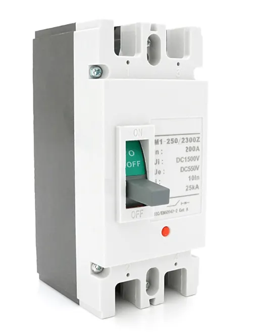 Двополюсний автомат постійного струму MCCB M1-250 / 2300Z, 200A, DC550-1500V, 25kA