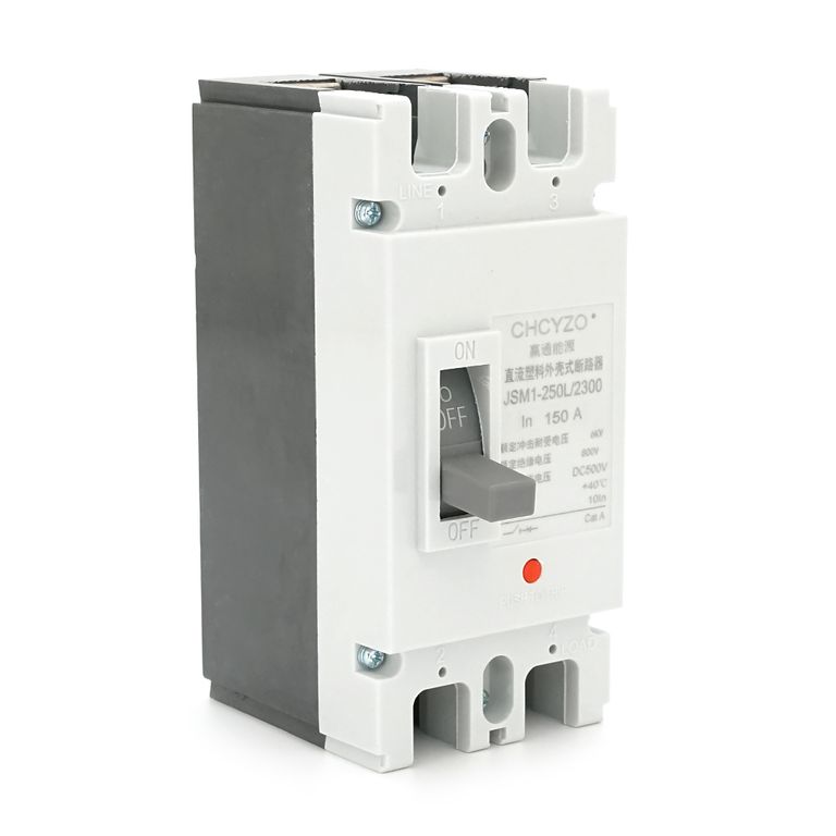 Двополюсний автомат постійного струму CHCYZO JSM1-250L / 2300, 150A, DC500-800V, 6kA