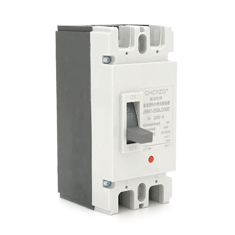 Двополюсний автомат постійного струму CHCYZO JSM1-250L / 2300, 200A, DC500-800V, 6kA
