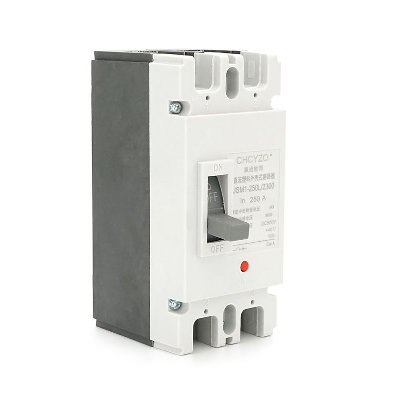 Двополюсний автомат постійного струму CHCYZO JSM1-250L / 2300, 250A, DC500-800V, 6kA