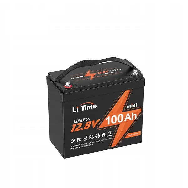 Літієва батарея LiFePO4 Li-TIME L12V100-100-MINI-16-A60, 12.8V 100Ah, 1280Wh