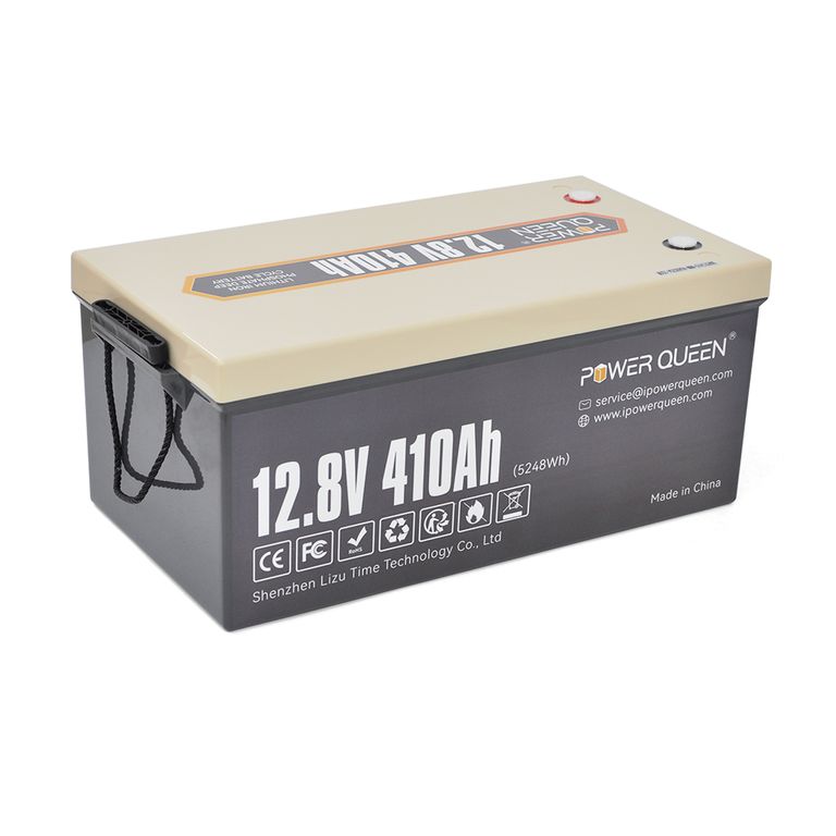 Літієва батарея LiFePO4 Power Queen P12V410-250-BASIC-16-A250, 12.8V 410Ah, 5240Wh, BMS 250A