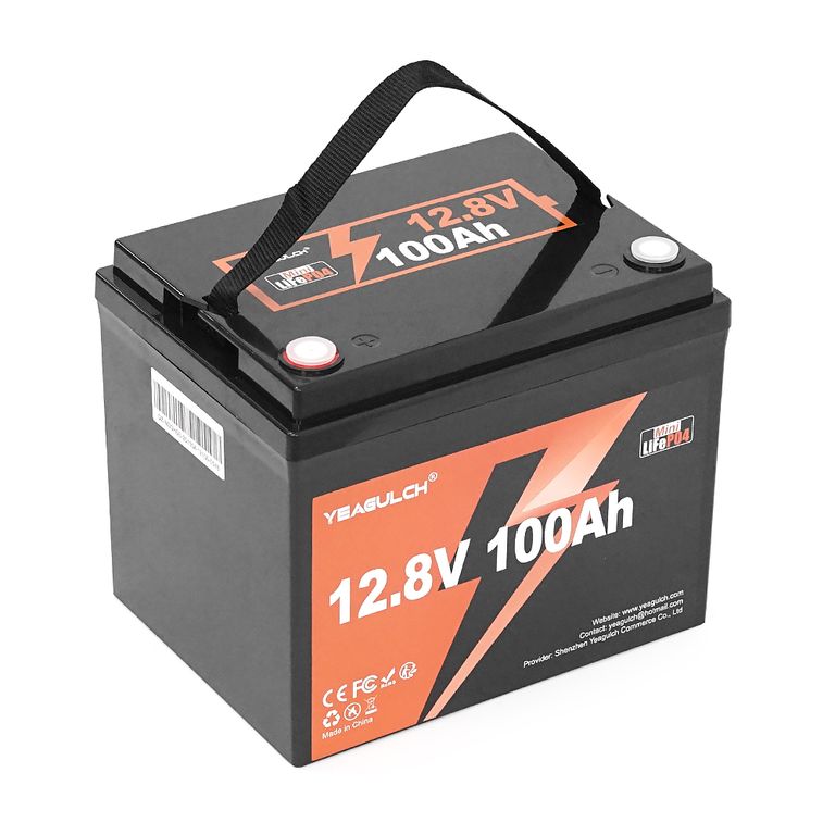 Акумуляторна батарея YEAGULCH Mini Max LiFePO4 12,8V 100Ah 1280Wh, BMS-100A, ( 299 x 193 x 200), M8, 12.9kg