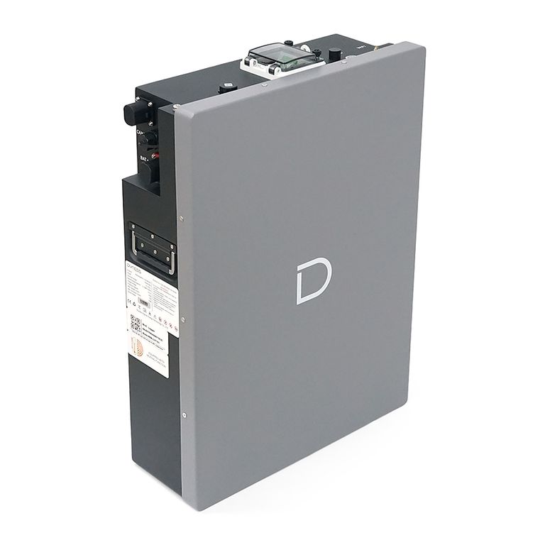 Акумуляторна батарея LiFePO4 Dyness Power Haus, 51.2V / 100Аh (5,12kWh), BMS75A, Wi-Fi, CAN / RS485, Aerosol Fire, Heating, 8000Cycles, 50parallel, IP66, 450х165х640mm, 54,4kg
