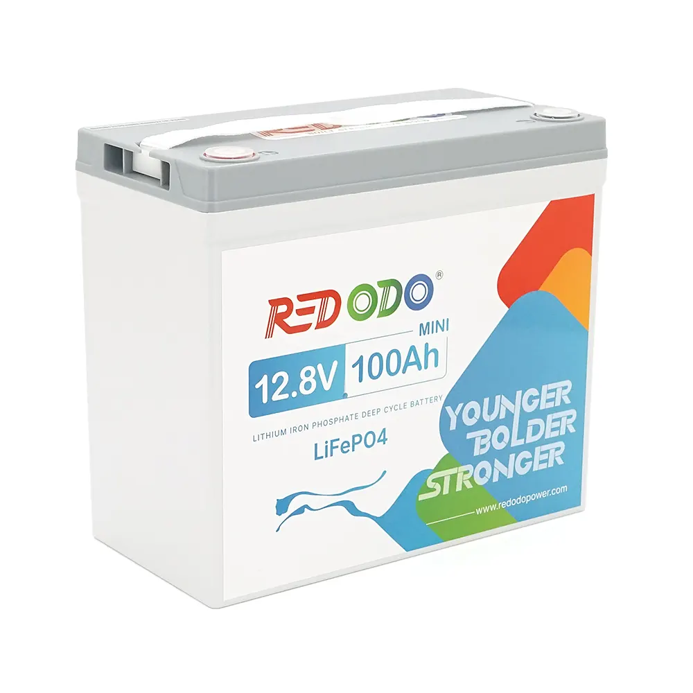 Акумулятор Redodo LiFePO4 12.8В 100Ah Mini, 1.28 кВт·год