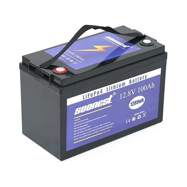 Літієва батарея LiFePO4 SOONEST SOONEST-12100, 12.8V 100Ah, BMS 100A