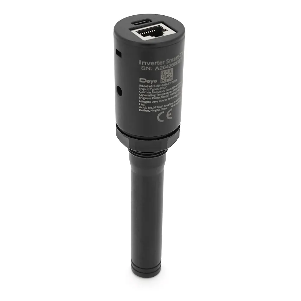 Модуль зв'язку Deye SUN-SMART-TX01: протокол LoRa до 200 м, 863-870 МГц, DC 5 Ст. Функції: зв'язок з інвертором, IP65. 138 31 31 мм