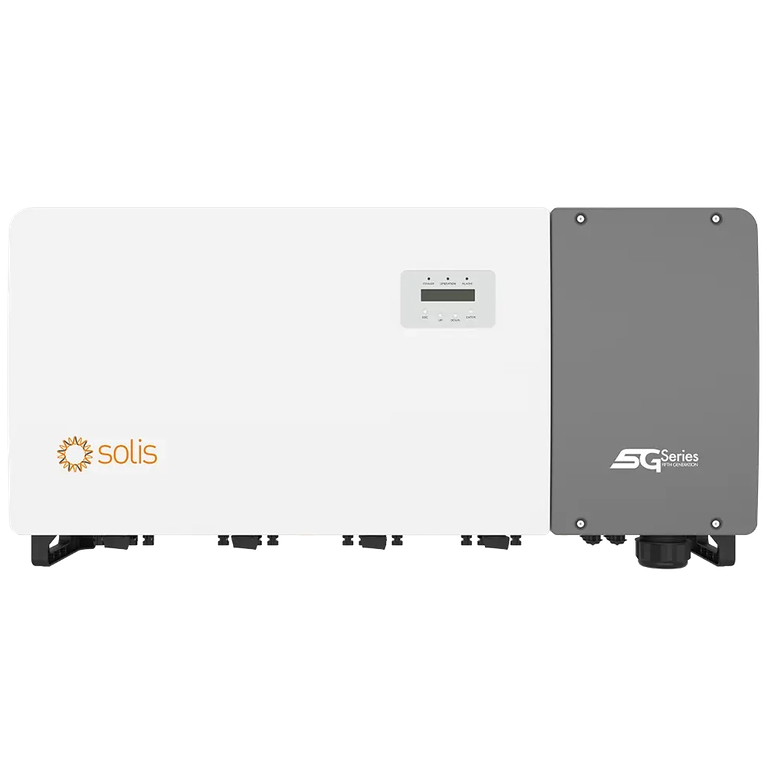 Мережевий трифазний інвертор Solis 80K-5G-PRO, 80 кВт, MPPT 6 / 12 (160–1000 В), струм 3× (40 А / 32 А), RS485, IP66, (1065×585×363 мм), 78 кг