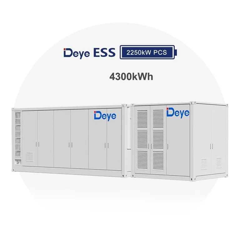 Система DEYE WS Series Utility-Scale ESS WS-L4300-BC-3 та WS-PCS2250-2 (2 250 кВт / 4 340 кВт*год)