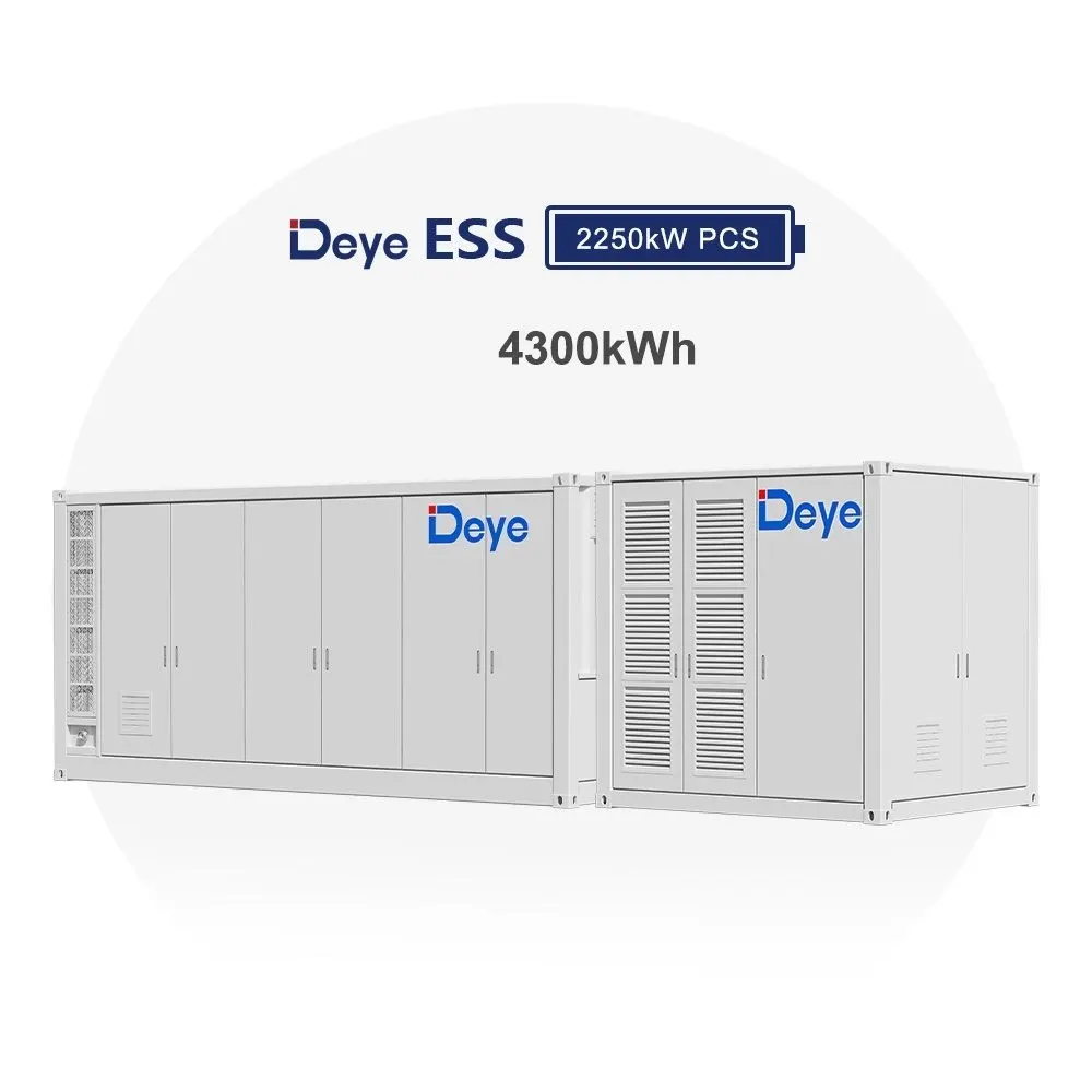 Система DEYE WS Series Utility-Scale ESS WS-L4300-BC-3 та WS-PCS2250-2 (2 250 кВт / 4 340 кВт*год)