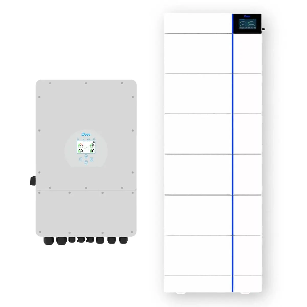 Комплект Deye високовольтний 20 кВт 24 кВт*год HP3 (Інвертор SUN-20K-SG01HP3-EU-AM2+ 6 шт. АКБ GB-L)