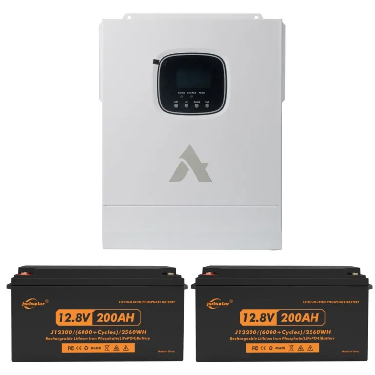 Комплект Agent 3,5 кВт 5 кВт*год (Інвертор HSI_3500-WF + 2шт. JSD J12200)