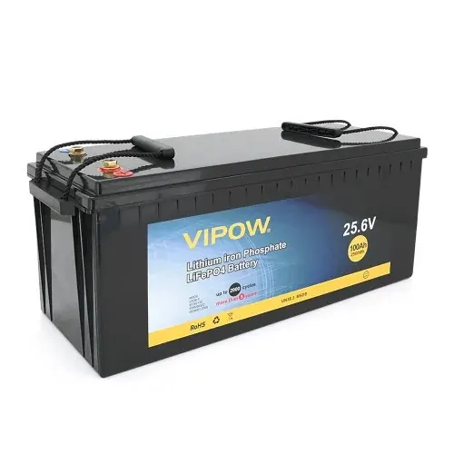 Акумулятор Vipow LiFePO4 25.6В 100Ah, 2.56 кВт·год