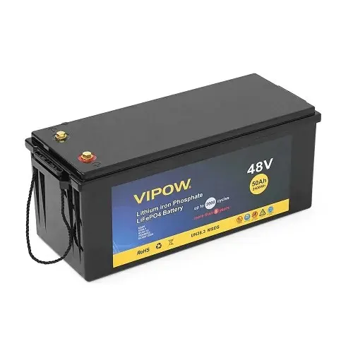 Акумулятор Vipow LiFePO4 51.2В 50Ah, 2.56 кВт·год