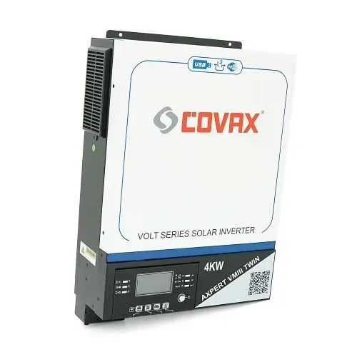 Гібридний інвертор COVAX Axpert VM III Twin 4KW, 4000 ВА / 4000 Вт, 24 В, MPPT, Wi-Fi