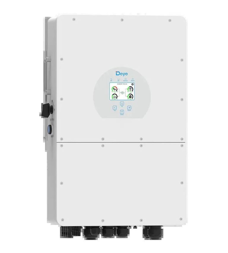 Гібридний інвертор Deye SUN-5K-SG01HP3-EU-AM2, 5 кВт, трифазний, високовольтний