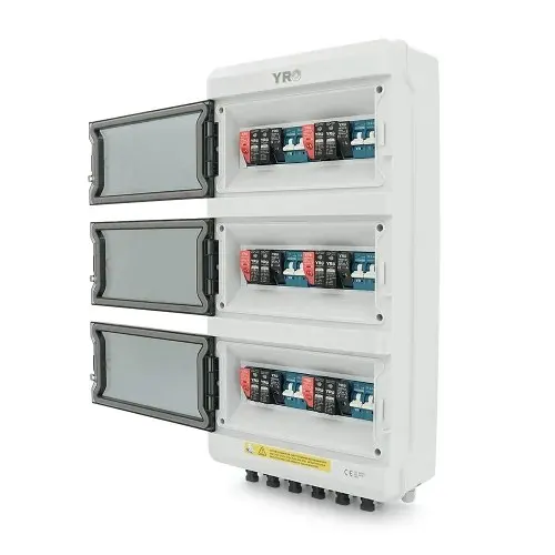 Комбінатор PV YRO YRPVB-6/6CB, 6 входів/6 виходів, DC600В, 32А, з блискавкозахистом