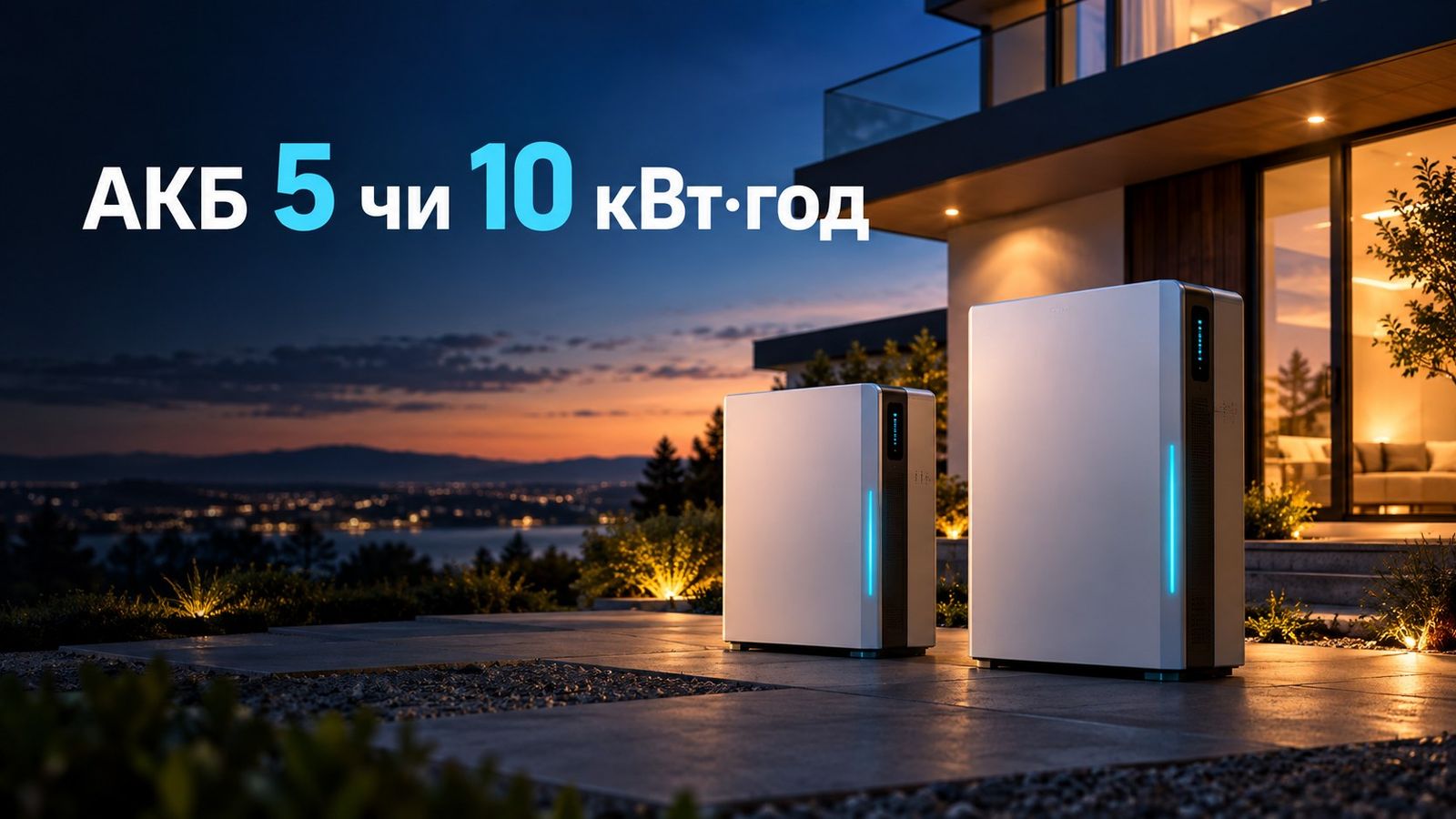 АКБ 5 чи 10 кВт·год: приклади часу автономності