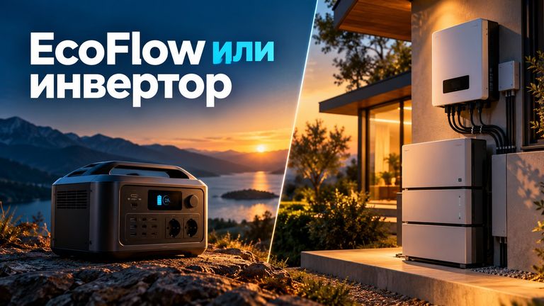 Портативная станция или инвертор с LiFePO4 для дома
