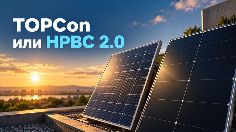 TOPCon или HPBC 2.0: выбор солнечных панелей