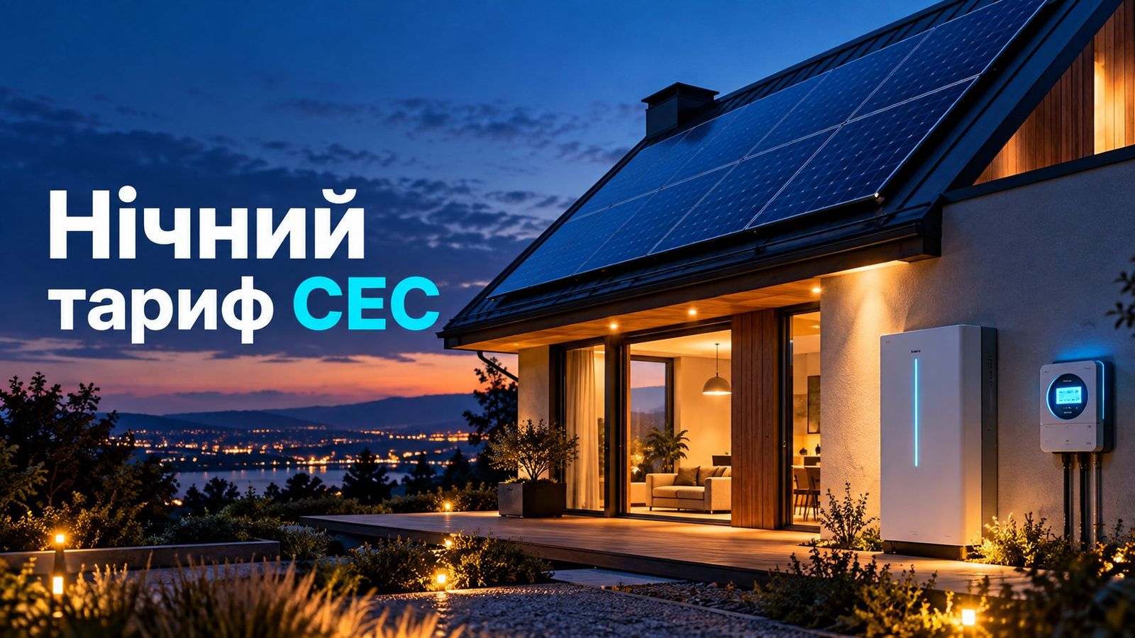 Нічний відпуск електроенергії домашньої СЕС: правила 2026